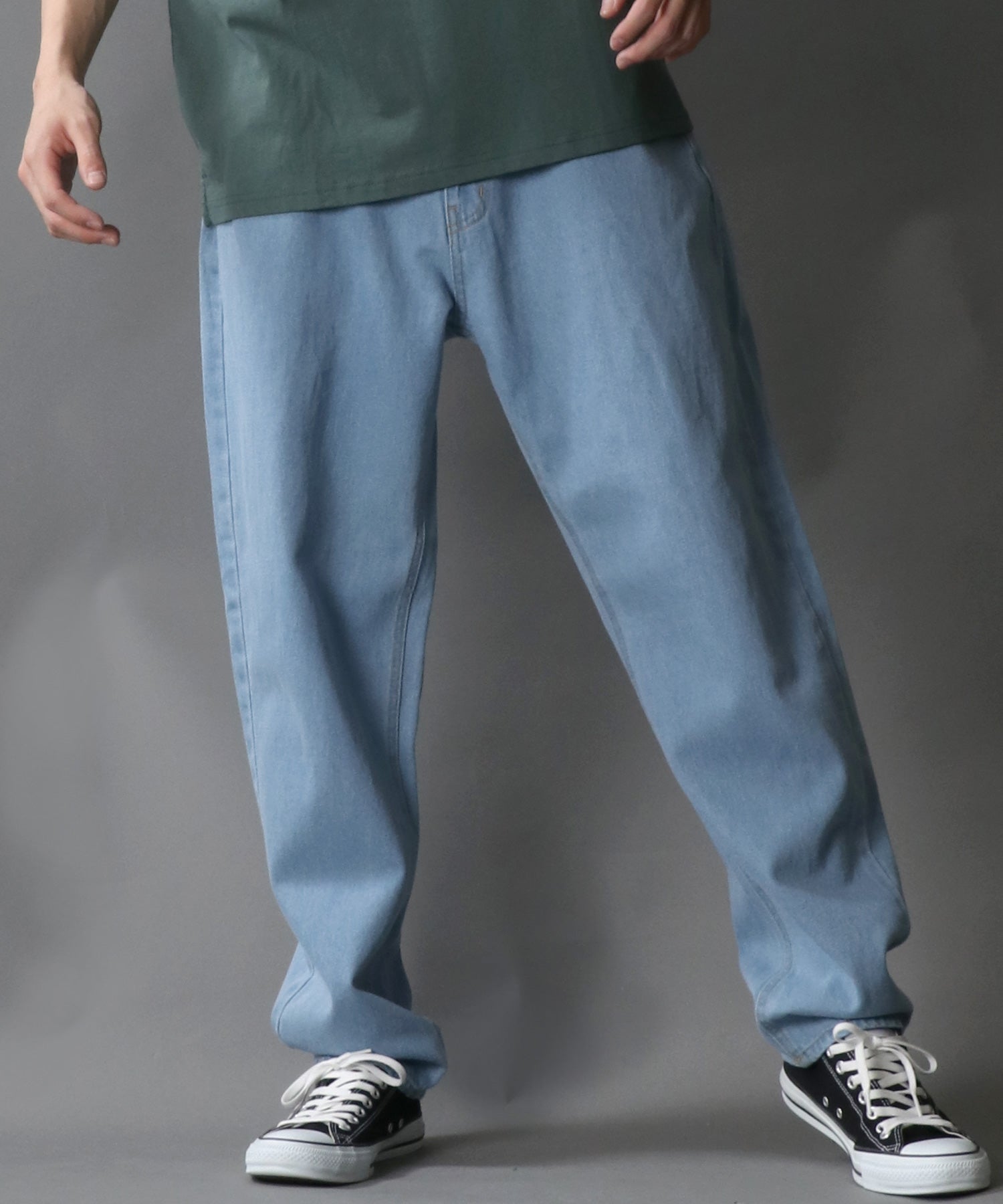 シトリー SITRY 【SITRY】ワイドテーパード デニムパンツ/メンズ ボトムス デニム ジーンズカジュアル レディース