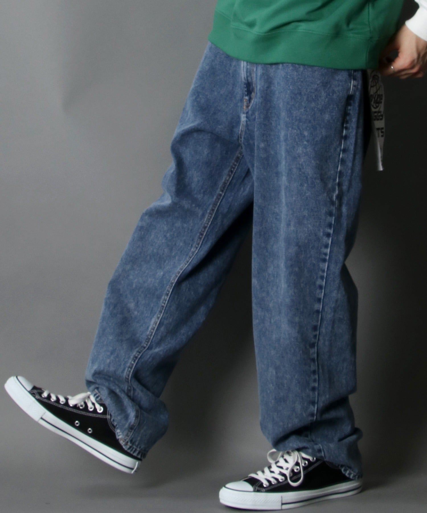 シトリー SITRY 【SITRY】ワイドテーパード デニムパンツ/メンズ ボトムス デニム ジーンズカジュアル レディース