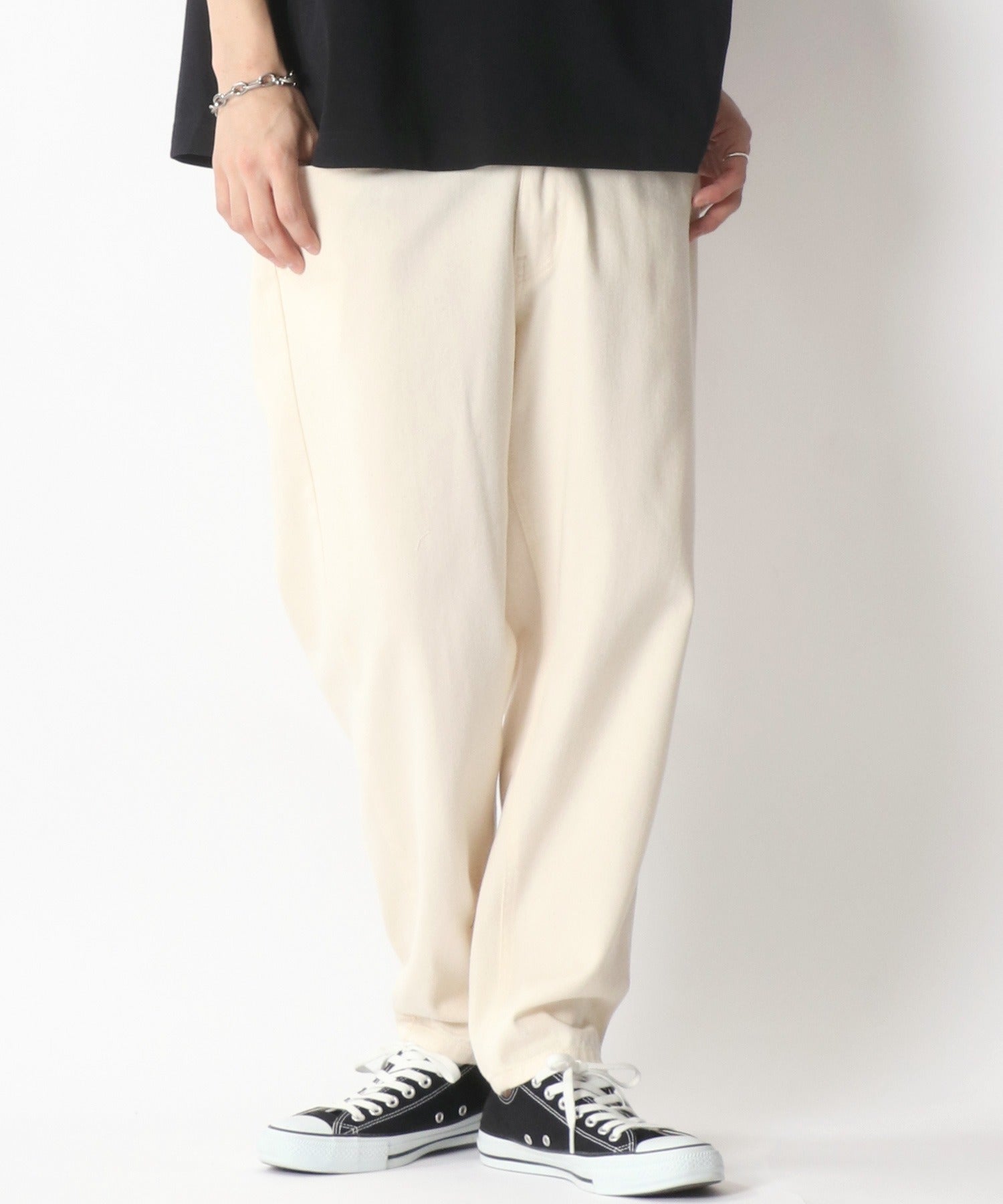 シトリー SITRY 【SITRY】ワイドテーパード デニムパンツ/メンズ ボトムス デニム ジーンズカジュアル レディース