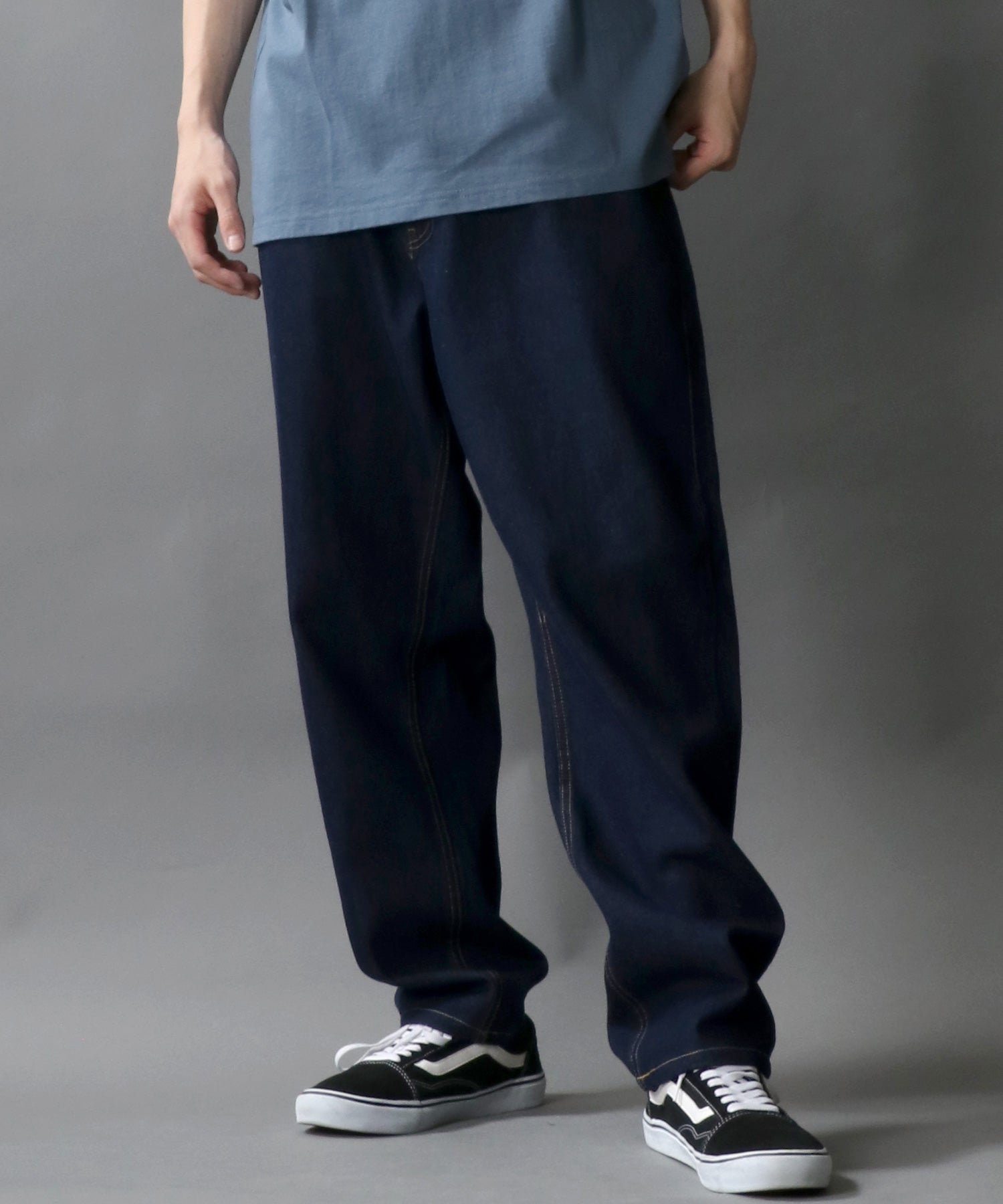 シトリー SITRY 【SITRY】ワイドテーパード デニムパンツ/メンズ ボトムス デニム ジーンズカジュアル レディース