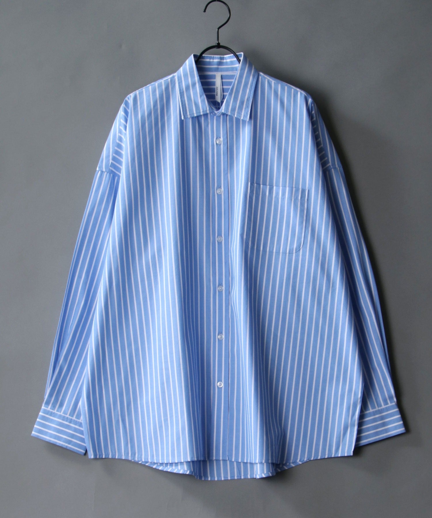 シトリー SITRY 【SITRY】超大碼 落肩 寬鬆襯衫 男士 長袖襯衫 時尚 乾淨利落