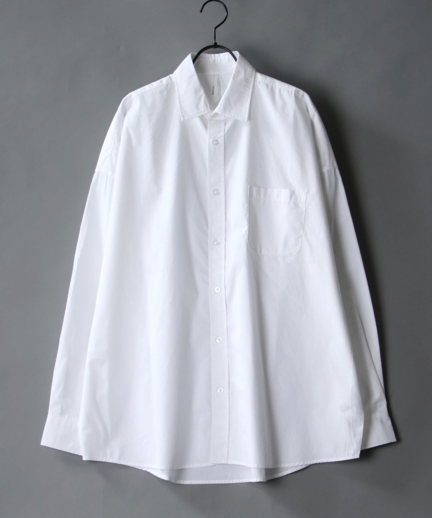 シトリー SITRY 【SITRY】超大碼 落肩 寬鬆襯衫 男士 長袖襯衫 時尚 乾淨利落