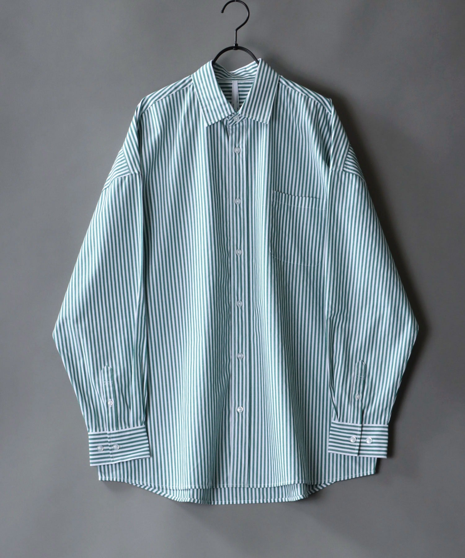 シトリー SITRY 【SITRY】超大碼 落肩 寬鬆襯衫 男士 長袖襯衫 時尚 乾淨利落