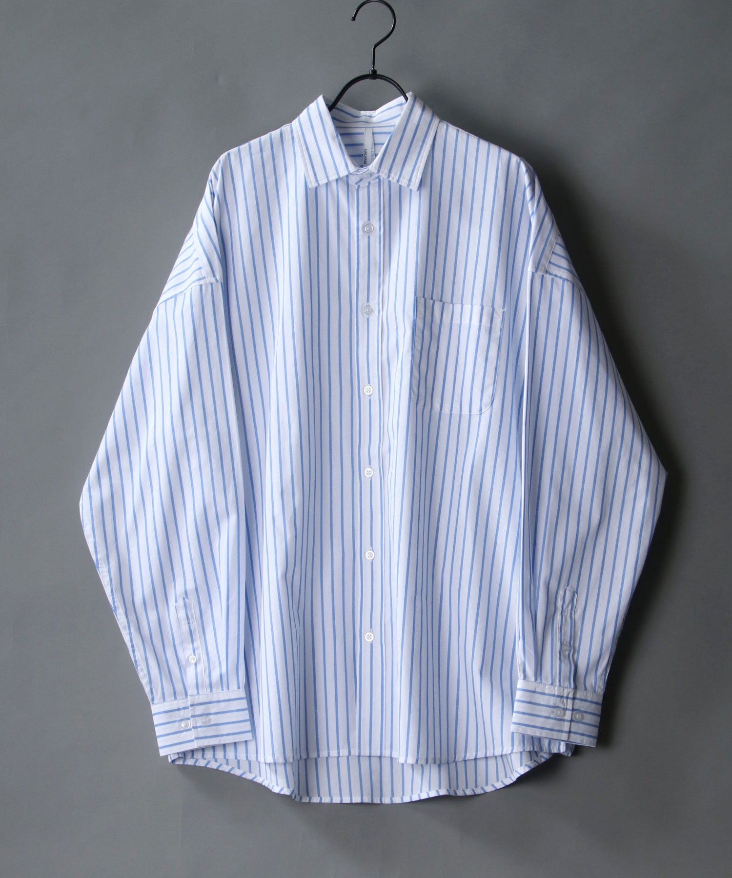 シトリー SITRY 【SITRY】超大碼 落肩 寬鬆襯衫 男士 長袖襯衫 時尚 乾淨利落