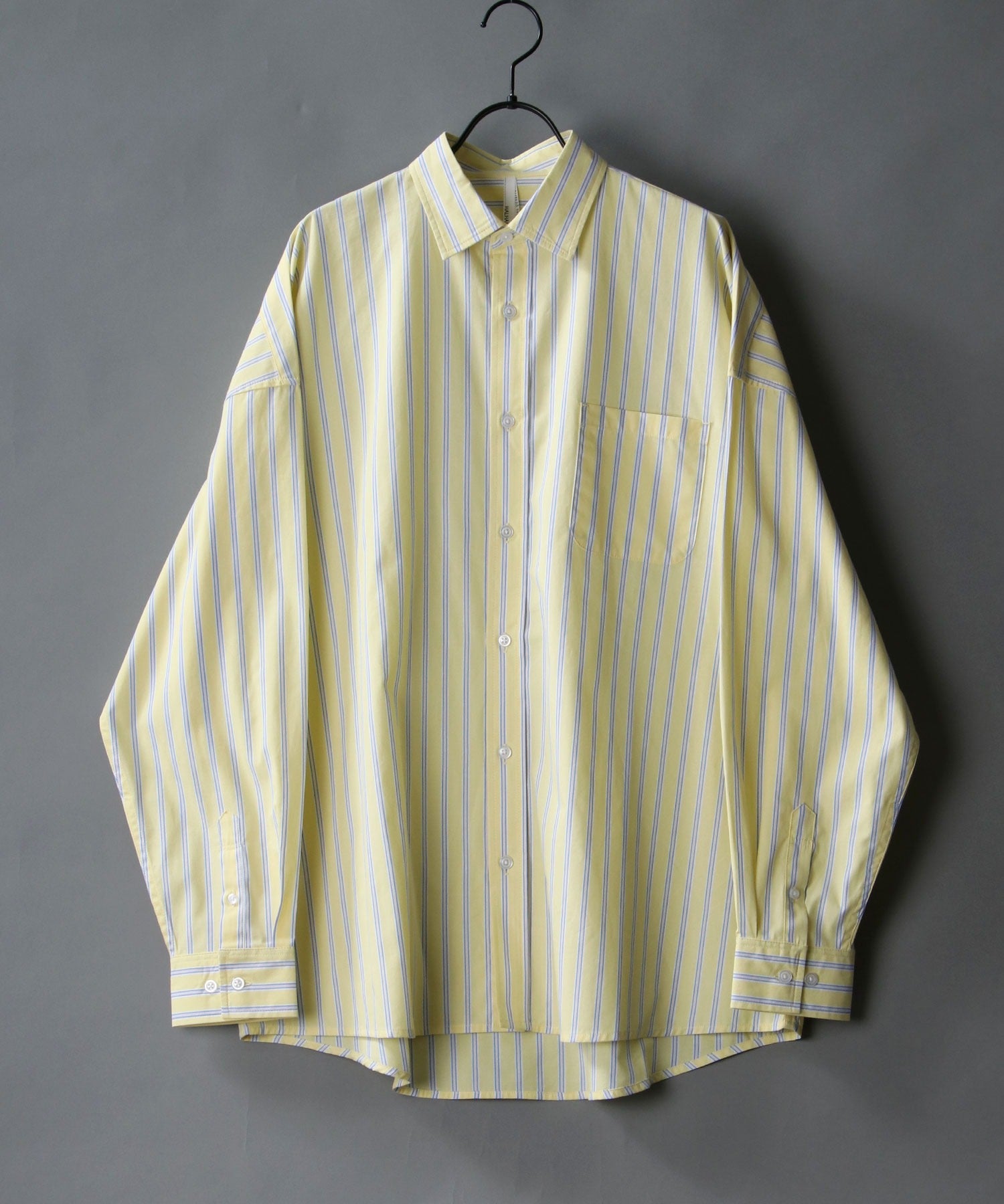 シトリー SITRY 【SITRY】超大碼 落肩 寬鬆襯衫 男士 長袖襯衫 時尚 乾淨利落