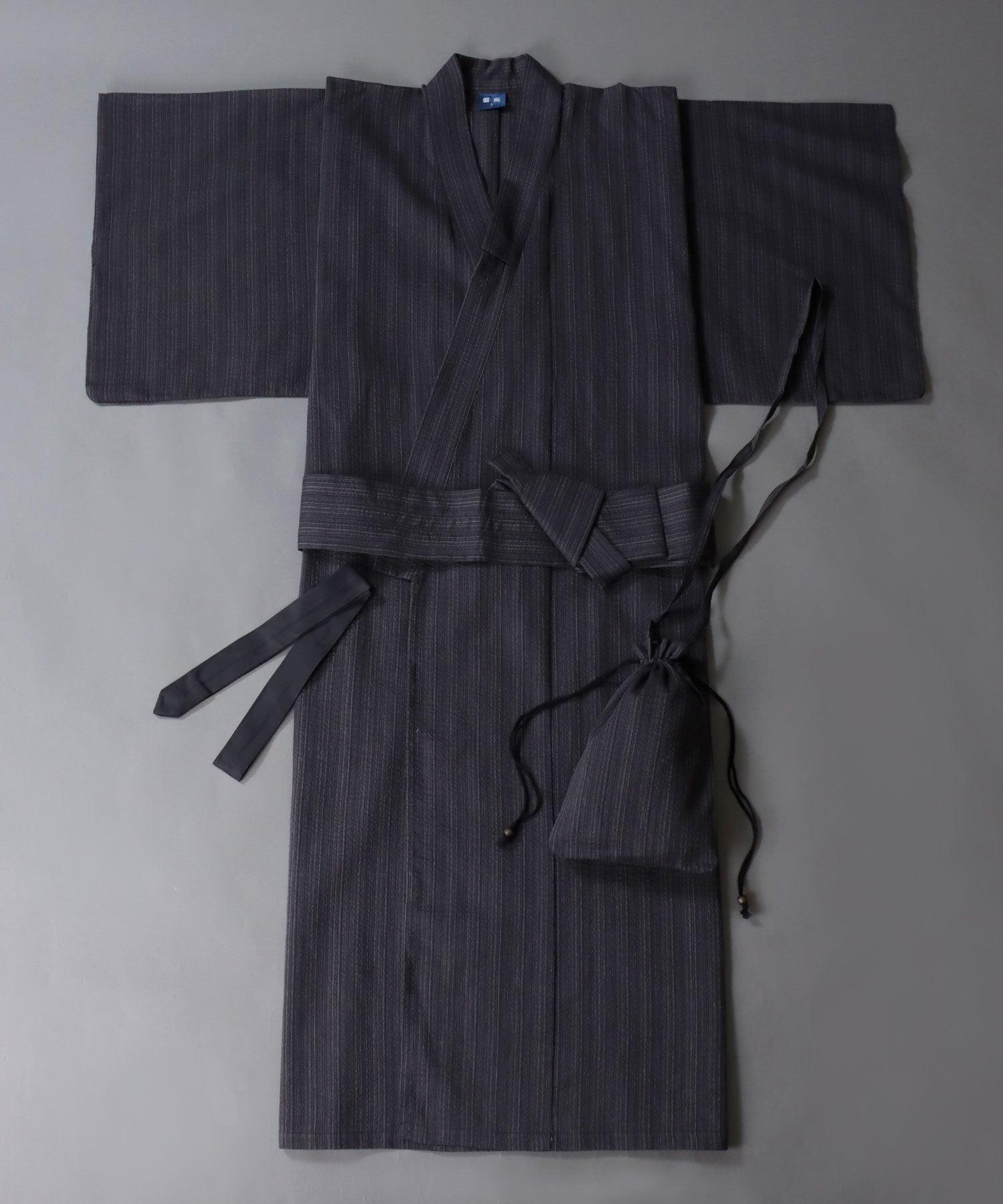 シトリー SITRY 【SITRY】しじら織り 浴衣 4点セット メンズ 紳士 浴衣 祭り 花火 行楽 夏休み