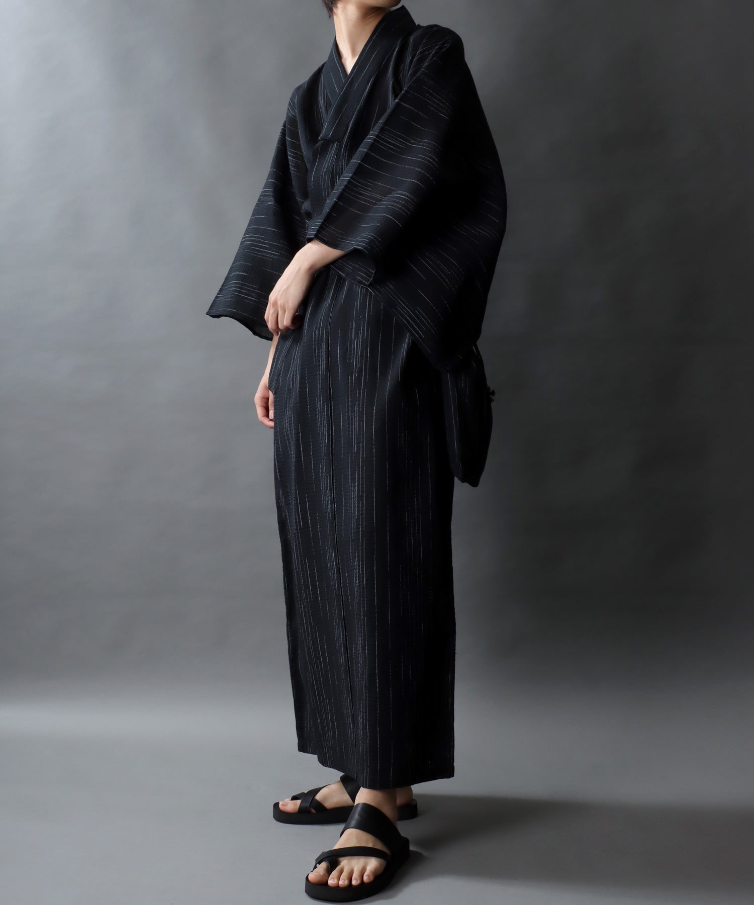 シトリー SITRY 【SITRY】しじら織り 浴衣 4点セット メンズ 紳士 浴衣 祭り 花火 行楽 夏休み