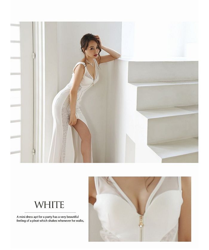 リューユ Rew-You Belsia スリット キャバクラドレス キャバドレス ストレッチ マーメイド