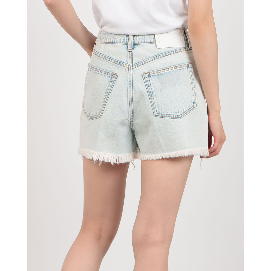 シルビアン ヒーチ SILVIAN HEACH ダメージポイントハイブリーチdenimショートPT (LIGHT BLUE) LIGHT BLUE
