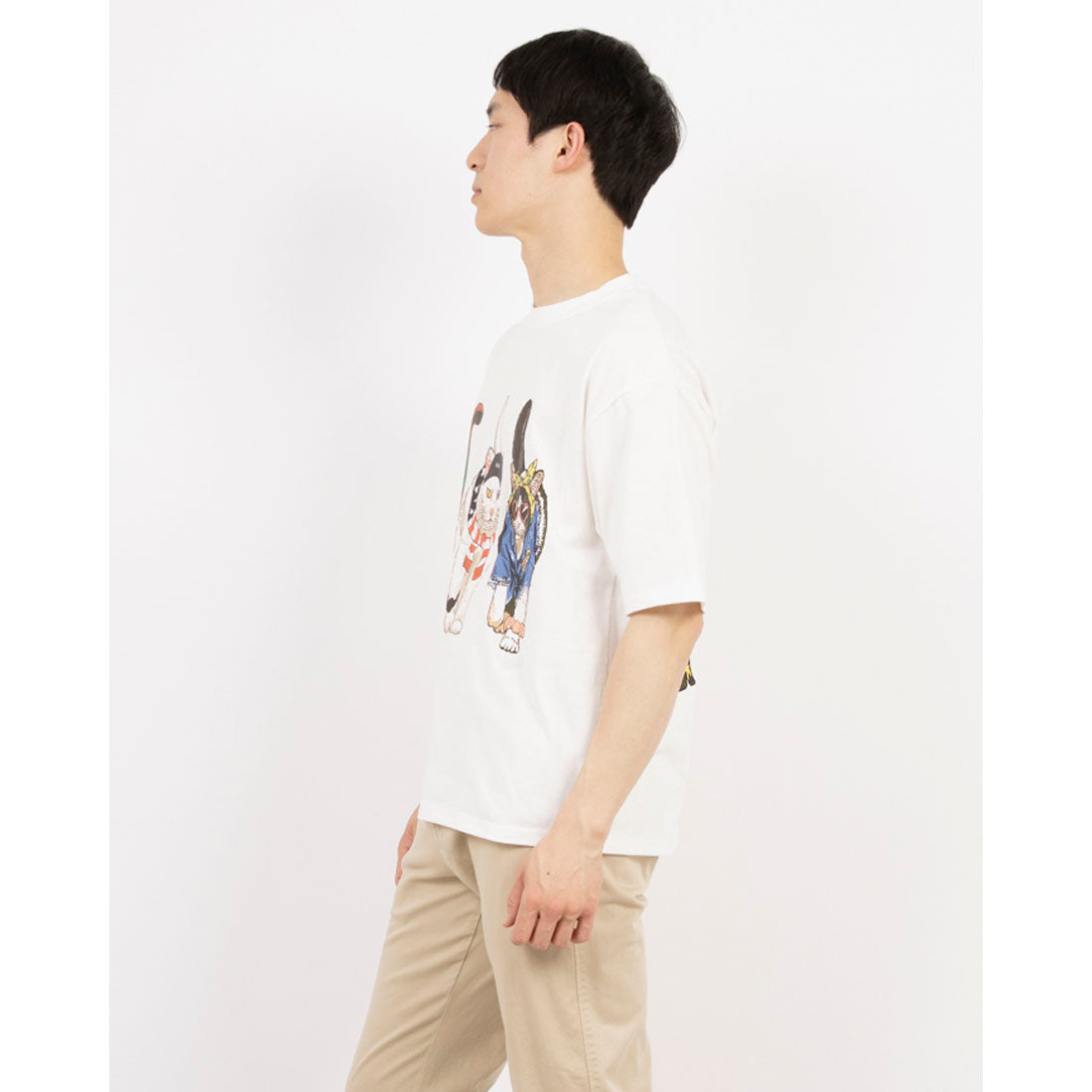 コリスコ CORISCO CORISCO アニマルプリント Tシャツ (ホワイトA) ホワイトA