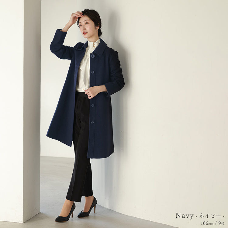 フィローモ Filomo カシミヤ混ウールステンカラーコート