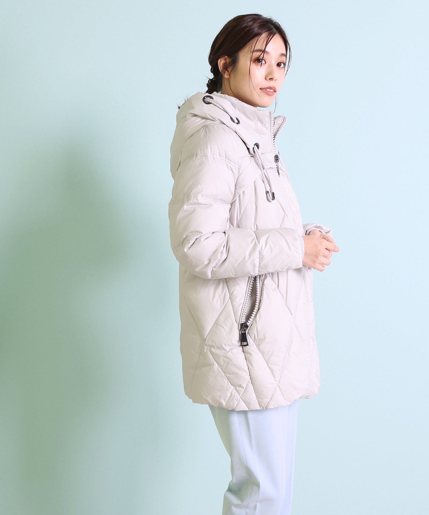 Filomo Washable Down Coat with Hood