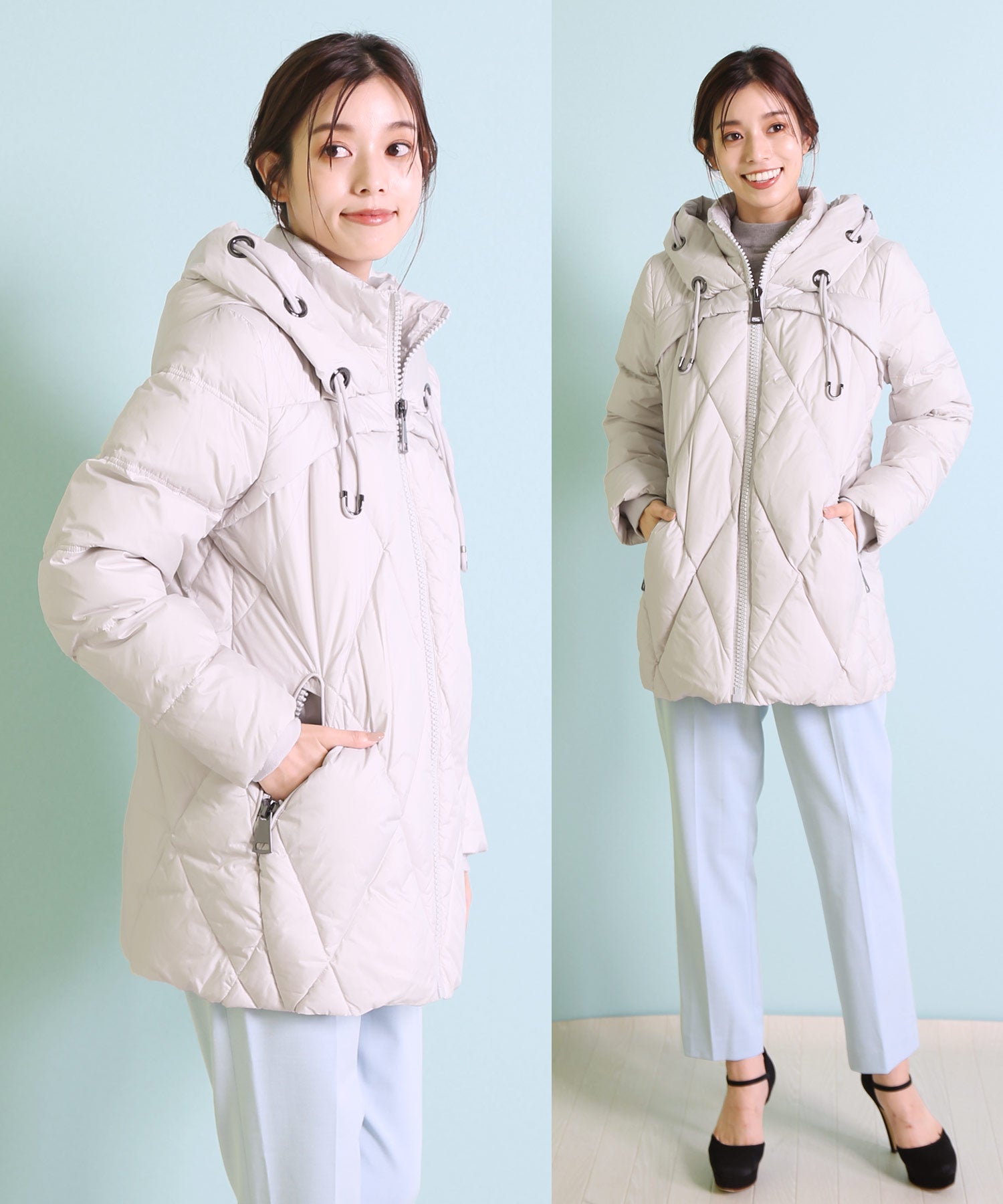 Filomo Washable Down Coat with Hood