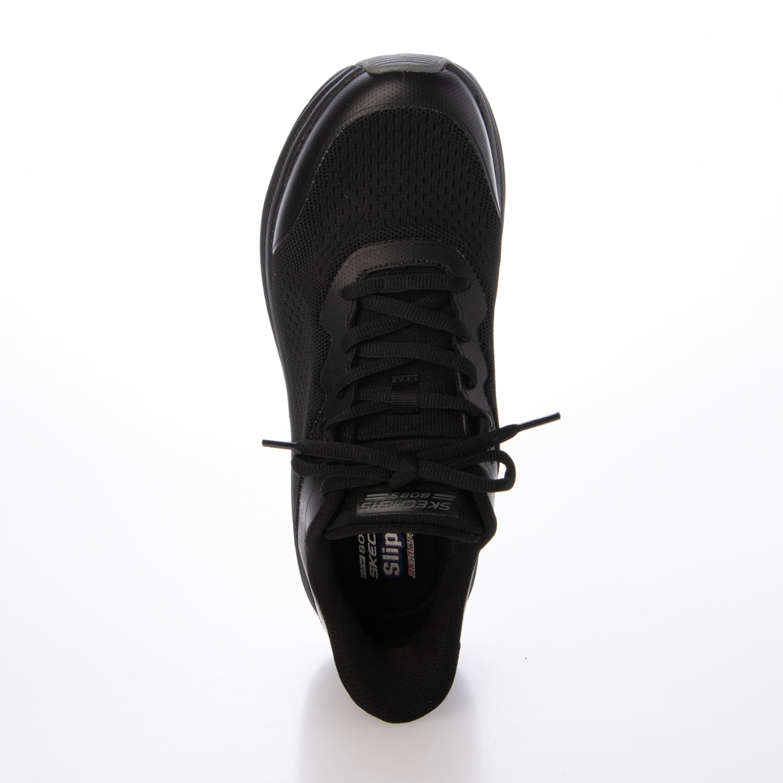 スケッチャーズ SKECHERS SLIP-INS:BOBS SKILLS(スリップインズ:ボブス スキルズ)バンジーレーススニーカー 118431 (ブラック/ブラック) ブラック/ブラック