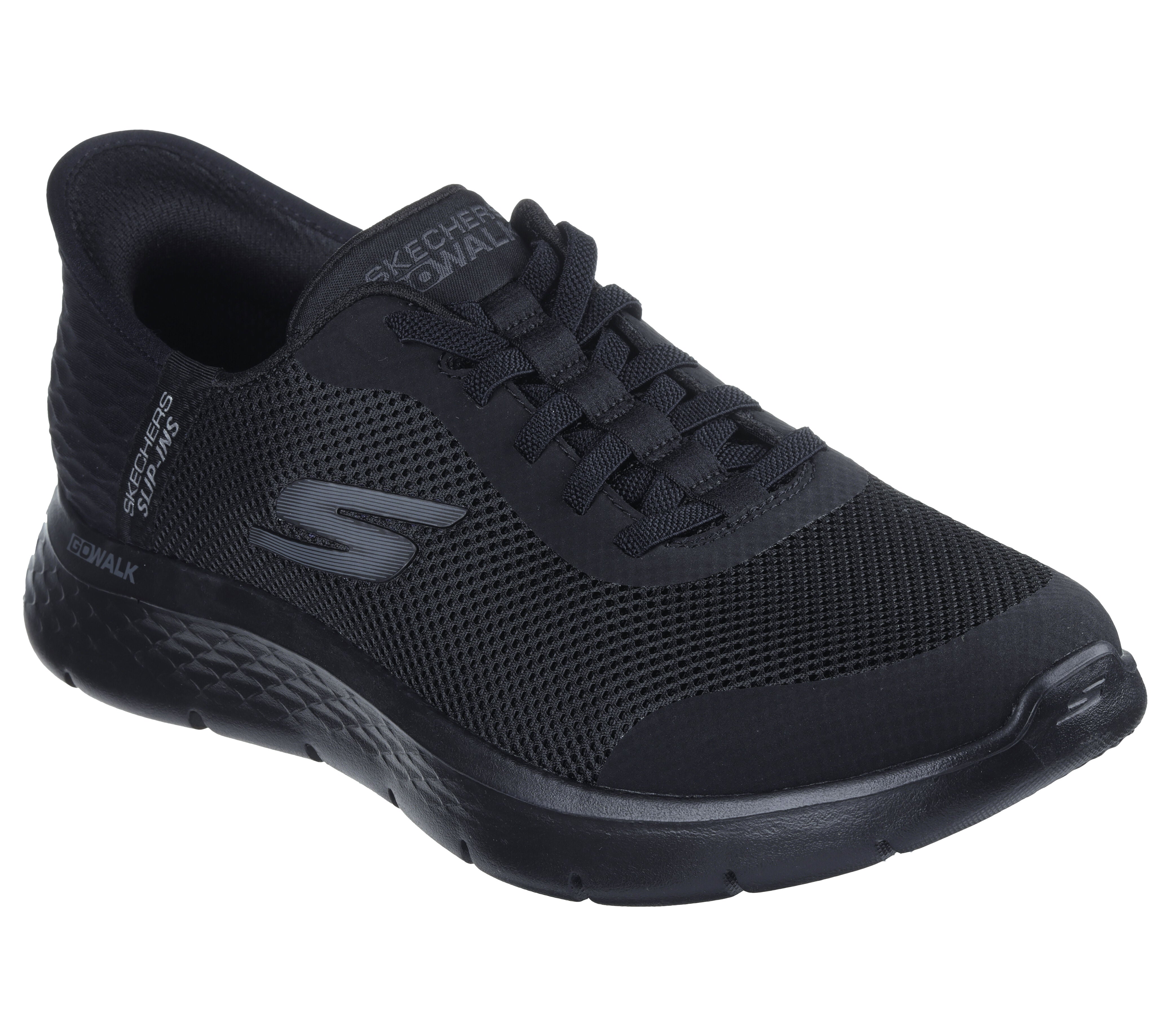 スケッチャーズ SKECHERS ウォーキング スニーカー メンズ スリップインズ ゴーウォーク フレックス ハンズ アップ 216324WW GO WALK スポーツ 厚底 (ブラック) ブラック