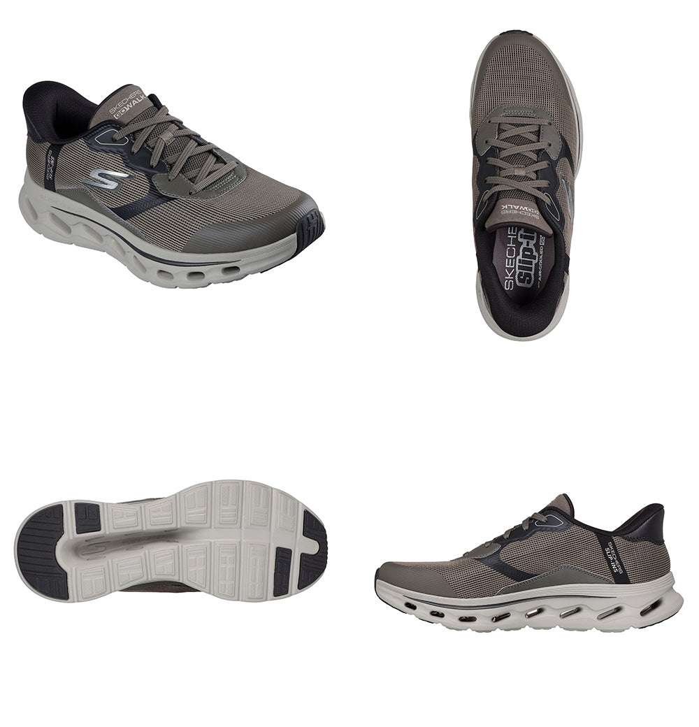スケッチャーズ SKECHERS スニーカー メンズ スニーカー ゴーウォーク グライドステップ 2.0 ザック 216660 SKECHERS GO WALK GLIDE STEP 2.0 ZAC (グレー) グレー