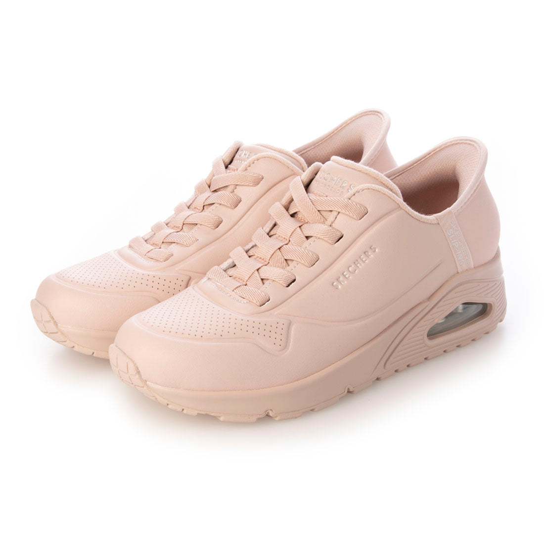 スケッチャーズ SKECHERS スニーカー レディース スリップインズ ウノ イージー エア 177112 SKECHERS ハンズフリー エアソール,ピンク