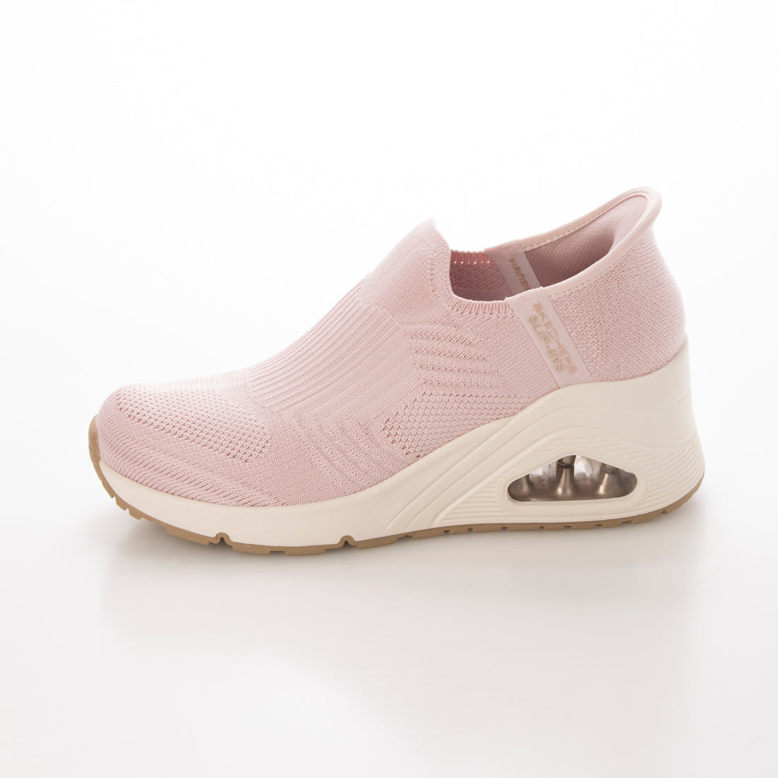 SKECHERS SLIP-INS: UNO WEDGE - KICKING KNIT Slip-On Sneakers 177523