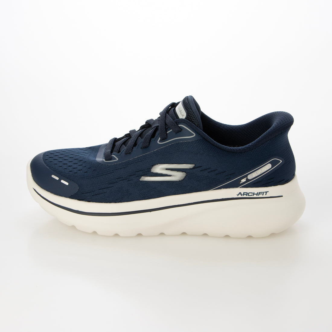 スケッチャーズ SKECHERS レディース スニーカー GO WALK ARCH FIT N-JOY 125840 (ネイビー) ネイビー