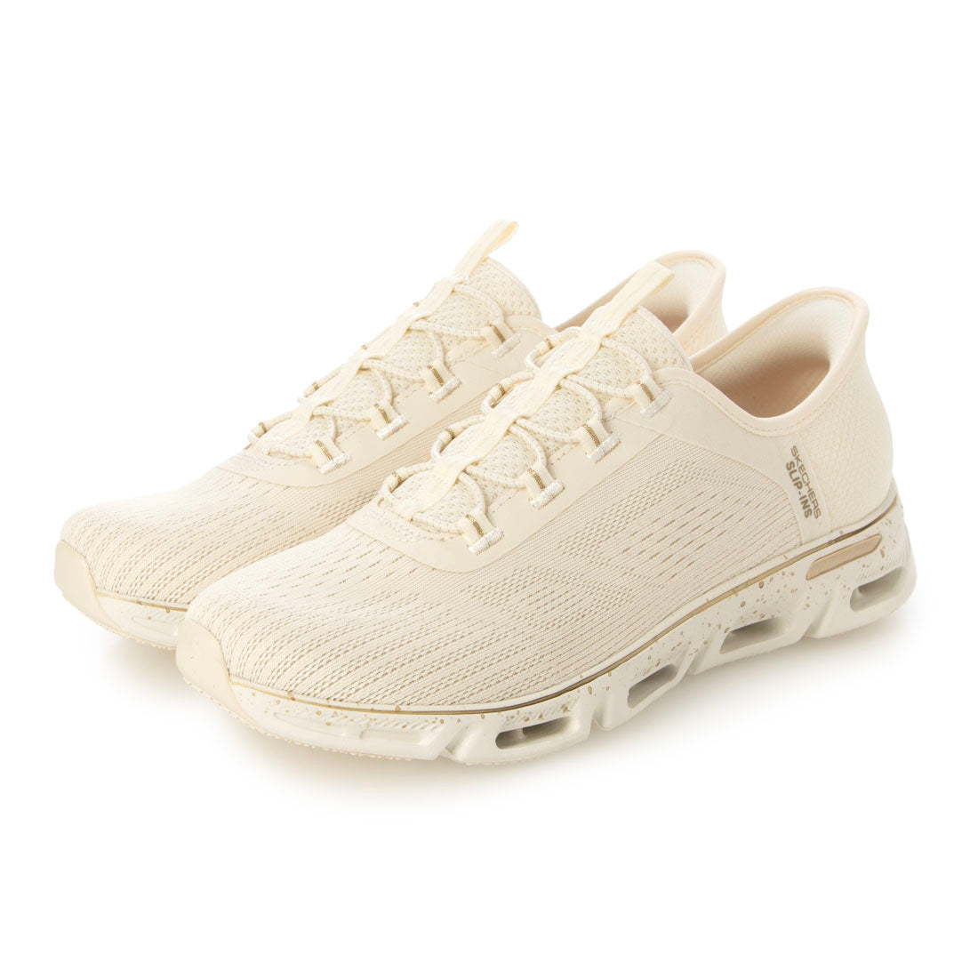 スケッチャーズ SKECHERS レディース スニーカー GLIDE-STEP GRATIFY-PACE 104610 (ネイビー) ネイビー