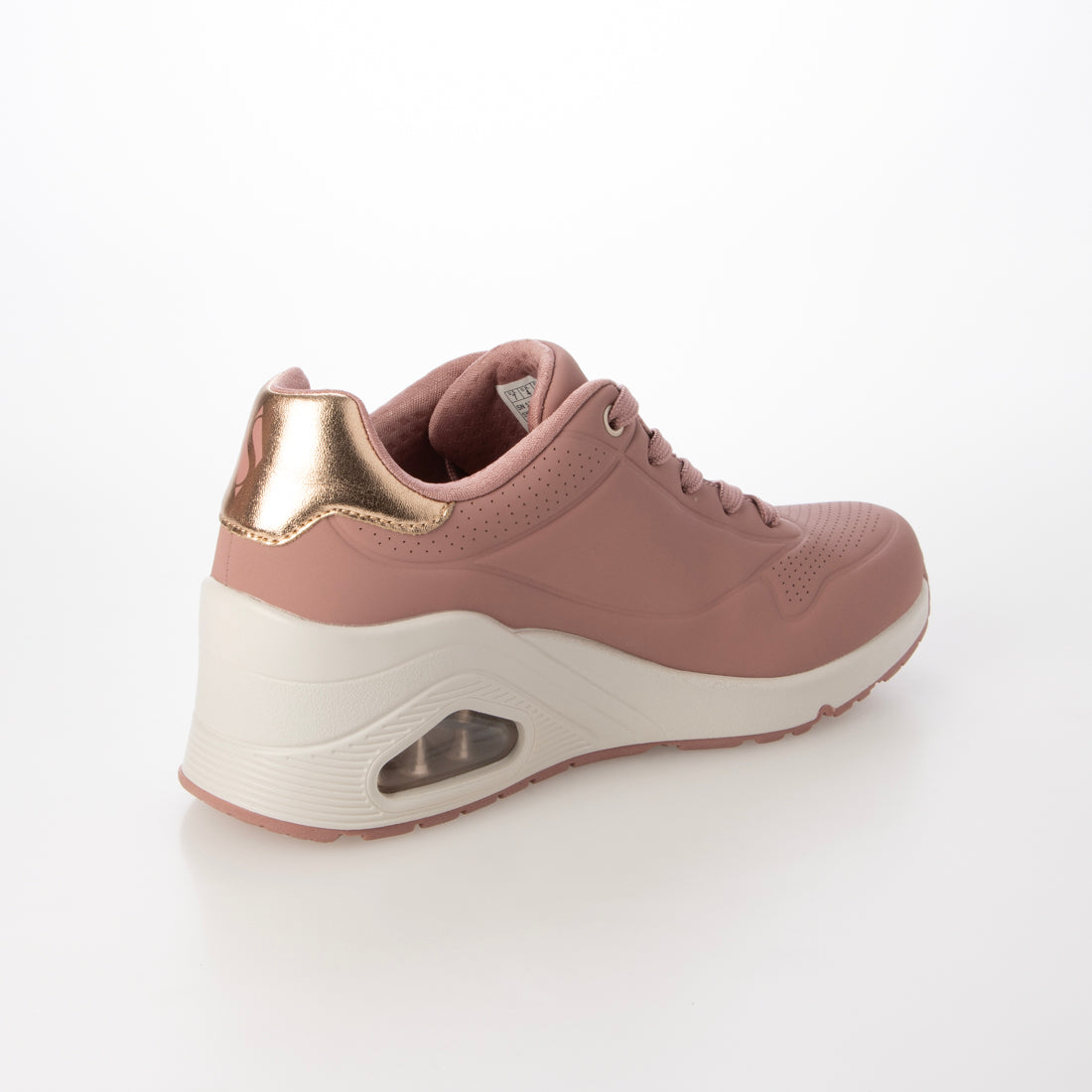 スケッチャーズ SKECHERS UNO WEDGE - HIGH STEPS(ウノ ウェッジ - ハイステップス)厚底レースアップスニーカー 177520 (ローズピンク) ローズピンク