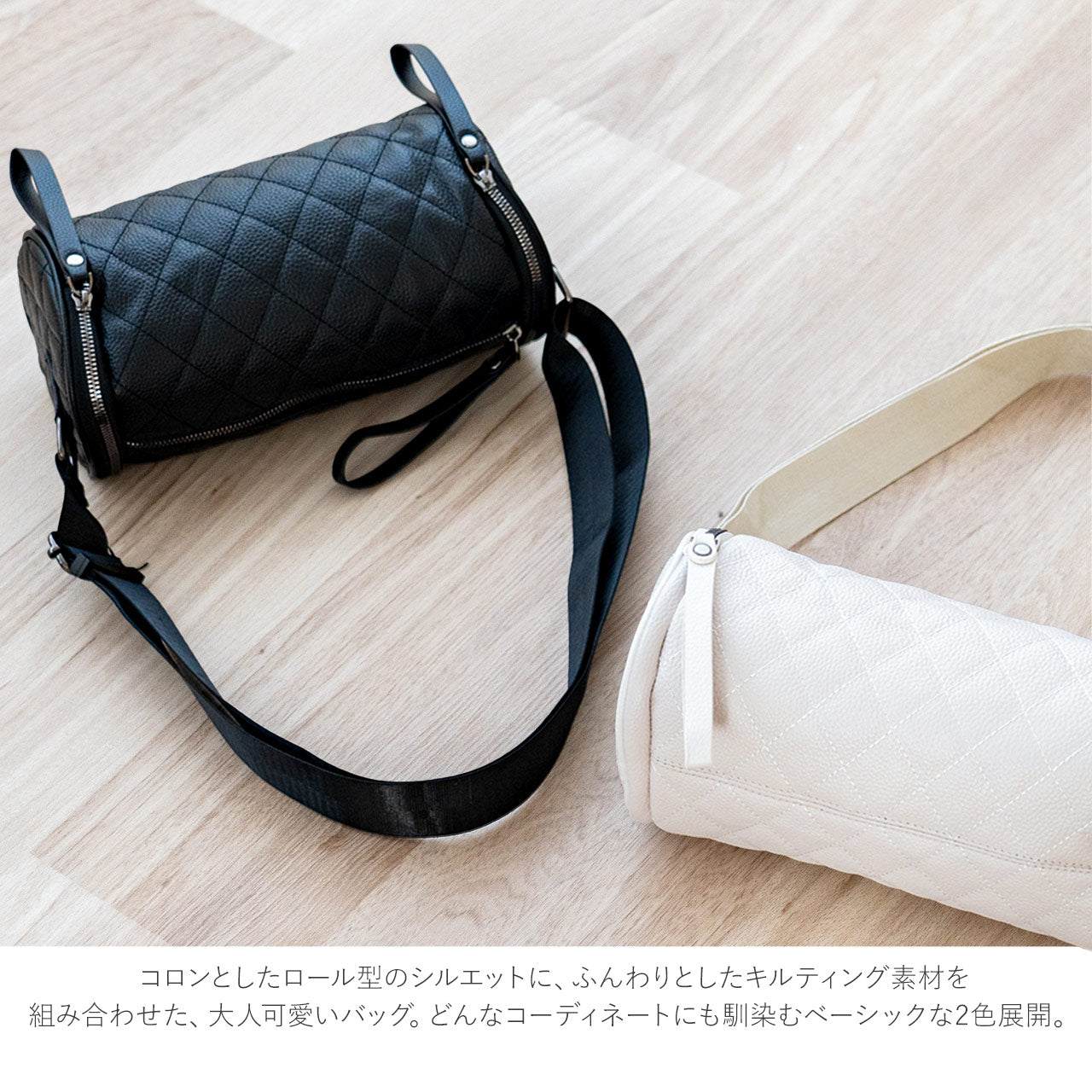 サンキョウショウカイ 三京商会 本革レザーショルダーバッグ (アイボリー) アイボリー