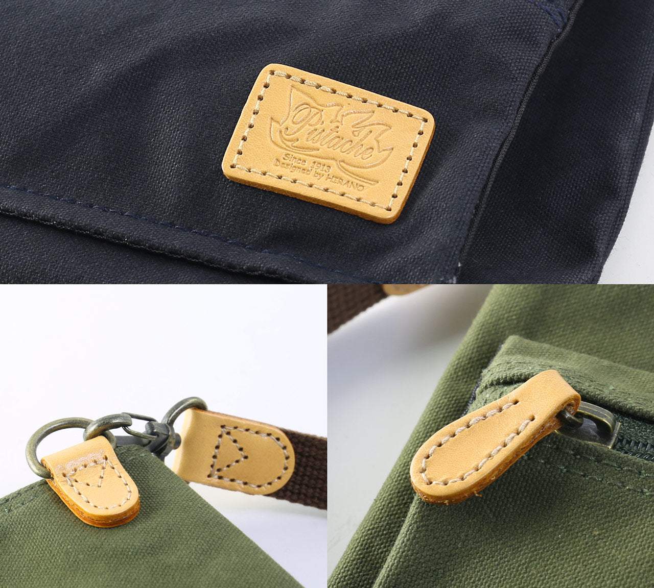 サンキョウショウカイ 三京商会 Pistache 帆布 サコッシュ 日本製 (ネイビー) ネイビー