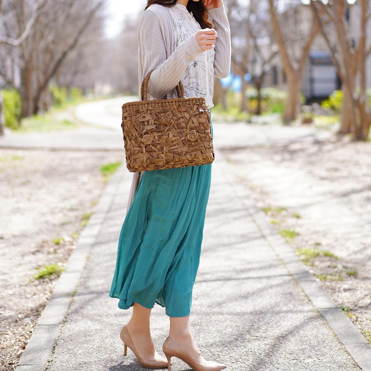サンキョウショウカイ 三京商会 山ぶどうカゴバッグ (山葡萄) 山葡萄