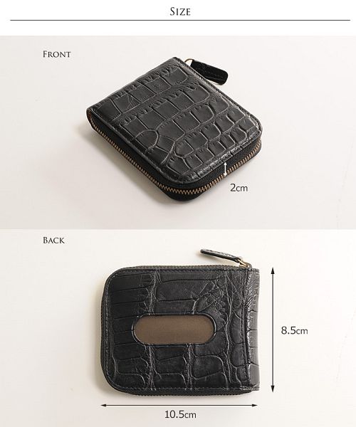 Sankyo Shokai Crocodile Leather Coin Case