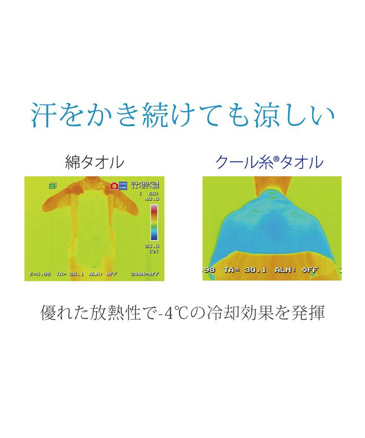 サンキョウショウカイ 三京商会 接触冷感UVカットひんやりタオルマフラー