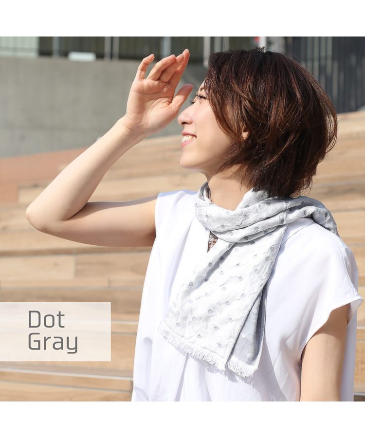 サンキョウショウカイ 三京商会 接触冷感UVカットひんやりタオルマフラー