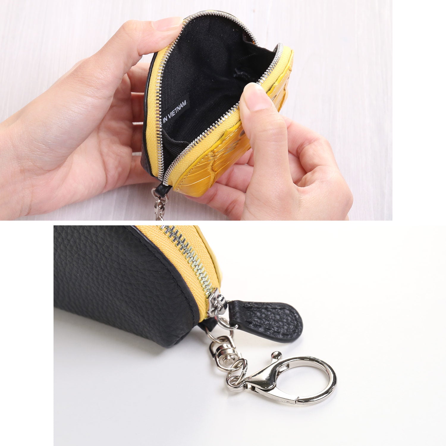 サンキョウショウカイ 三京商会 レザーアニマルポーチ ミニ小銭入れ (キャットオレンジ) キャットオレンジ