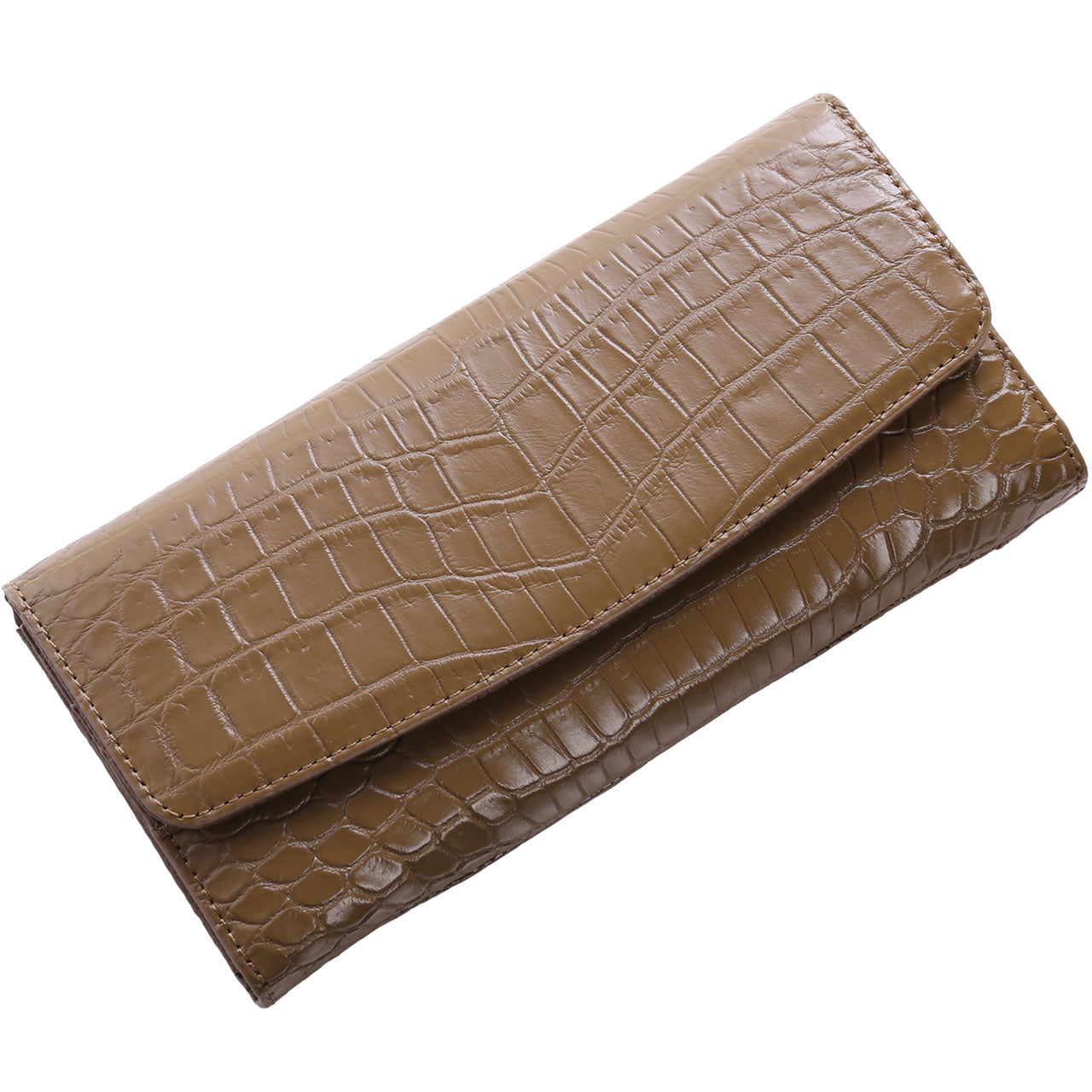 サンキョウショウカイ 三京商会 クロコダイル 長財布 財布 (ミンク) ミンク