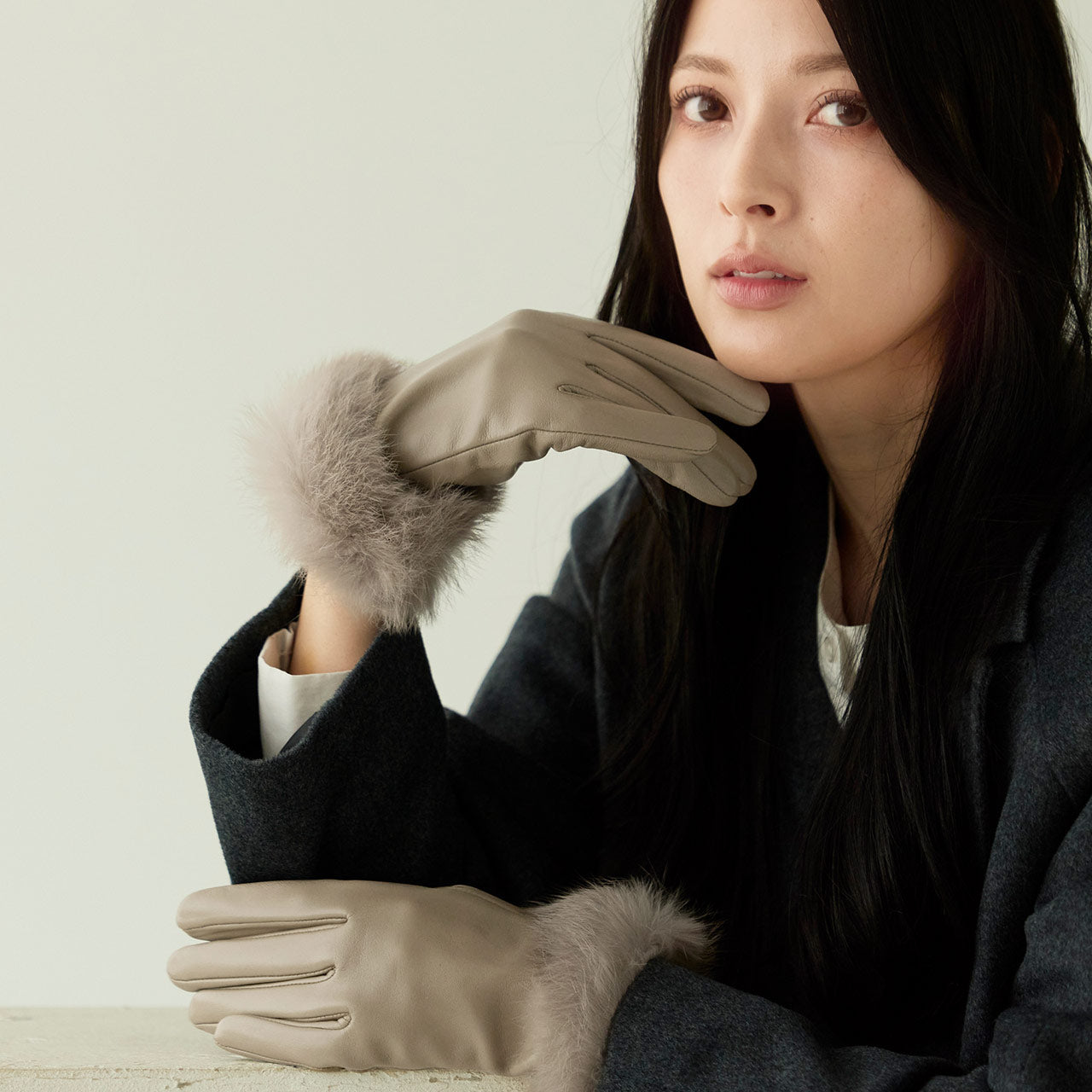 サンキョウショウカイ 三京商会 ラムレザースマホ手袋 (ボルドー) ボルドー