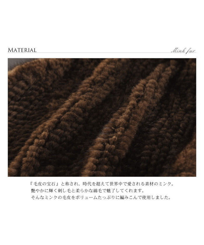 Sankyo Shokai Mink Cape & Jacket Hood Design Dolman