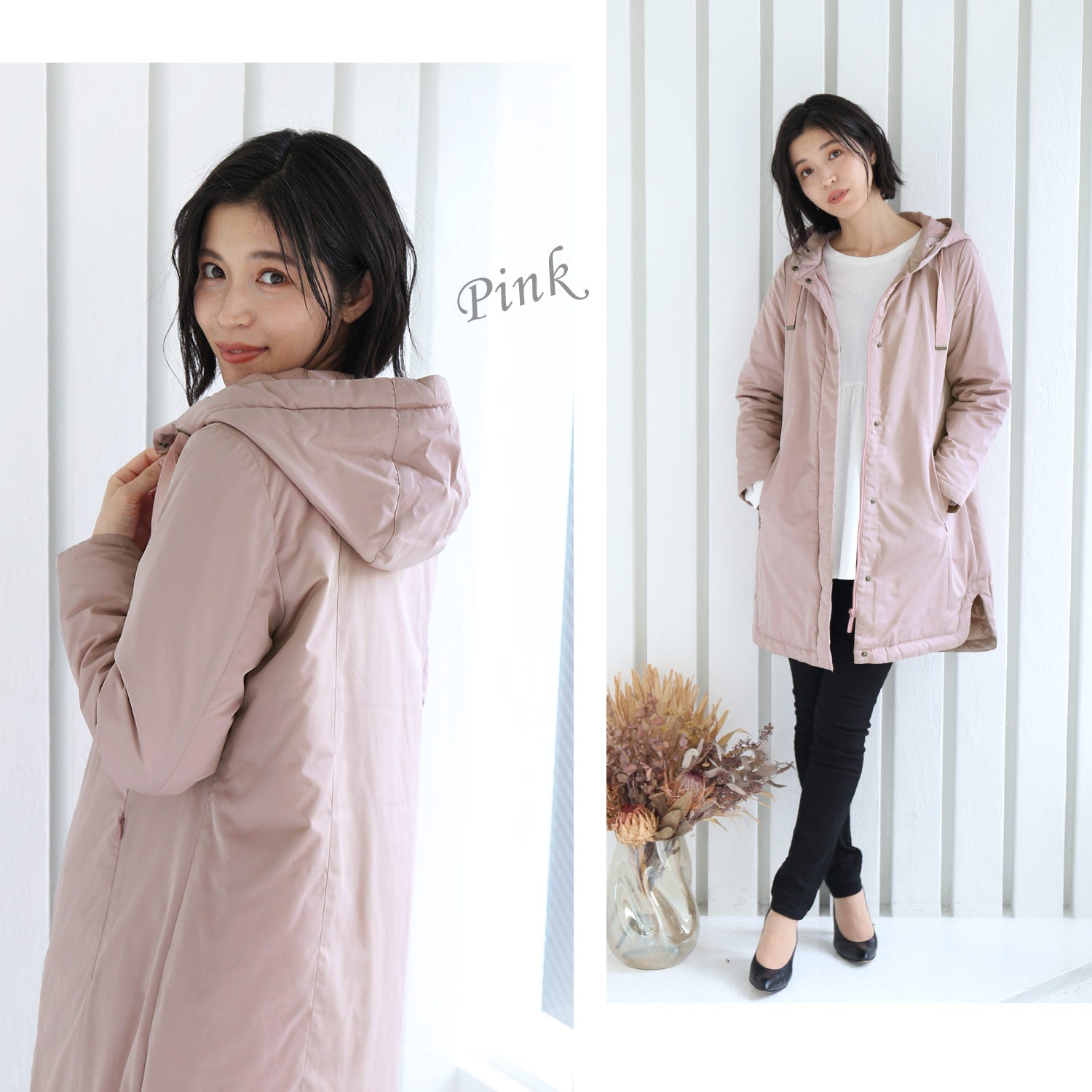 サンキョウショウカイ 三京商会 ダウンコート 美シルエット (チャコール) チャコール