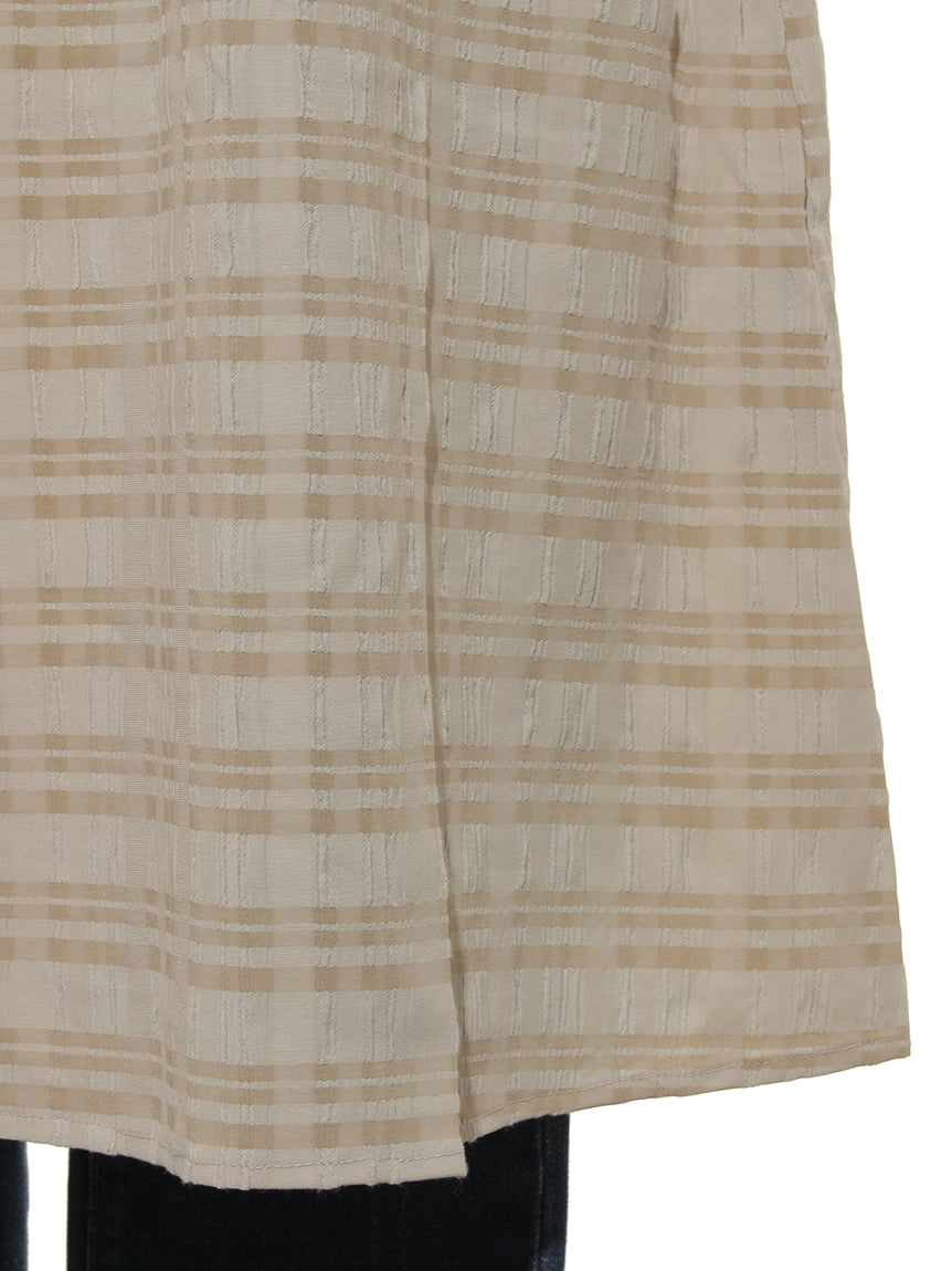 スライ SLY THIN OPEN COLLARED SH (アイボリー) アイボリー