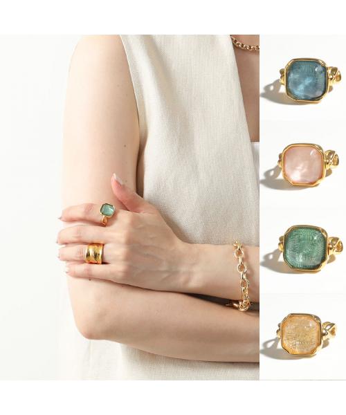アクセサリー GOOSSENS Paris Cabochons Flower Ring グーセンスパリ GOOSSENS Paris GOOSSENS PARIS リング Cabochons ring