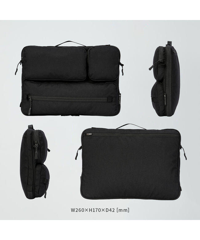 スノーピーク snow peak 新商品/スノーピーク/スノーピーク/エブリデイユース/Everyday Use/Laptop Case/PCバッグ/A4【ac-25su406】 (ブラック) ブラック