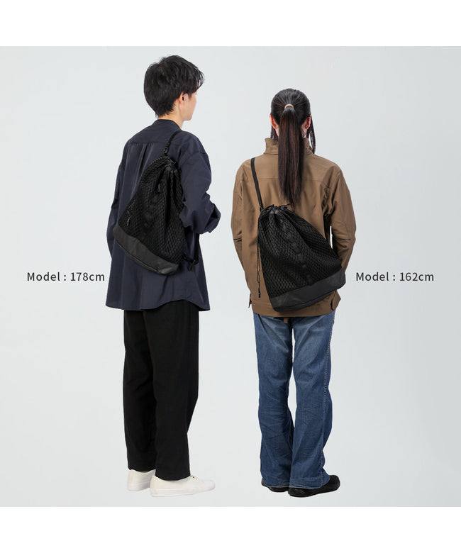 スノーピーク snow peak 新商品/スノーピーク/スノーピーク/ダブルフェイスメッシュ/Double Face Mesh/Shoulder Bag/ショルダーバッグ/17L【ac-25su (ブラック) ブラック