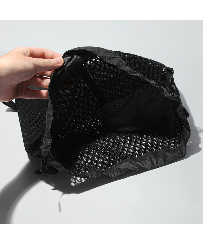 スノーピーク snow peak 新商品/スノーピーク/スノーピーク/ダブルフェイスメッシュ/Double Face Mesh/Shoulder Bag/ショルダーバッグ/17L【ac-25su (ブラック) ブラック