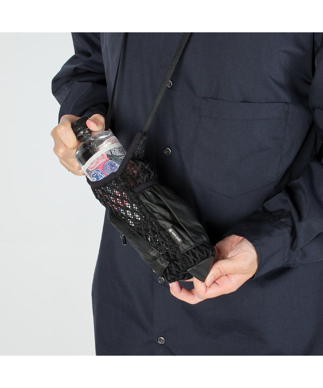 スノーピーク snow peak 新商品/スノーピーク/スノーピーク/ダブルフェイスメッシュ/Double Face Mesh/Bottle Carrier/ショルダーバッグ/ボトルキャリア【a (ブラック) ブラック