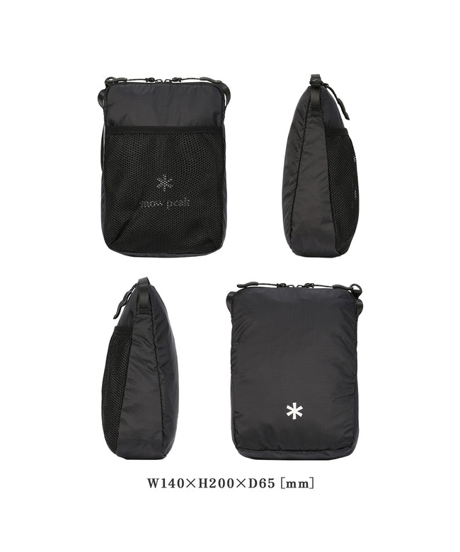 スノーピーク snow peak snow peak スノーピーク サコッシュ ショルダーバッグ NSD-AC-25AU004 (ブラック) ブラック