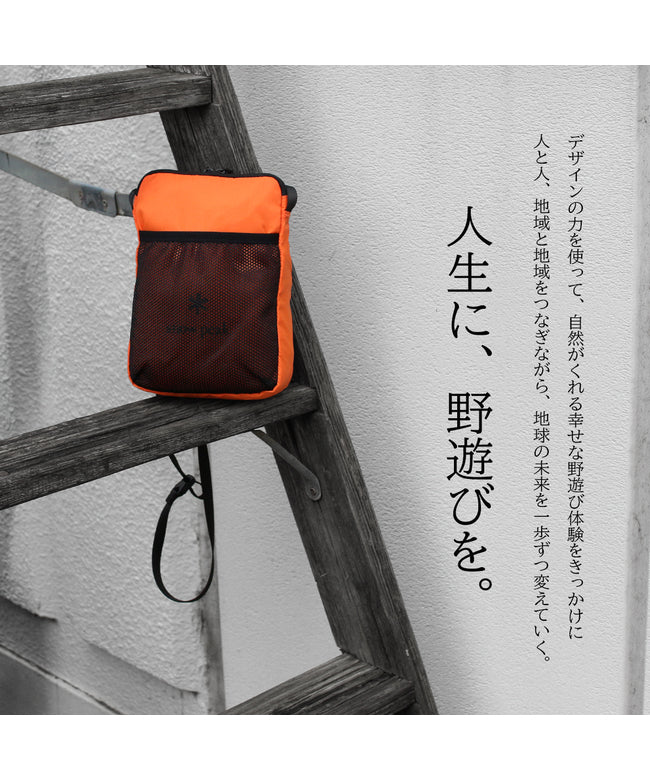 スノーピーク snow peak snow peak スノーピーク サコッシュ ショルダーバッグ NSD-AC-25AU004 (ブラック) ブラック