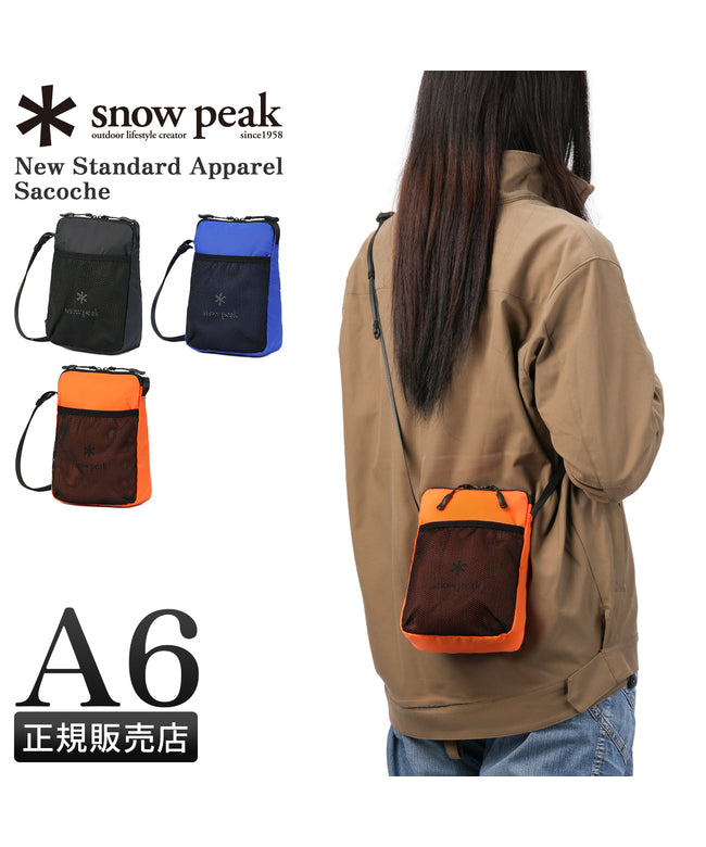 スノーピーク snow peak snow peak スノーピーク サコッシュ ショルダーバッグ NSD-AC-25AU004 (ブラック) ブラック