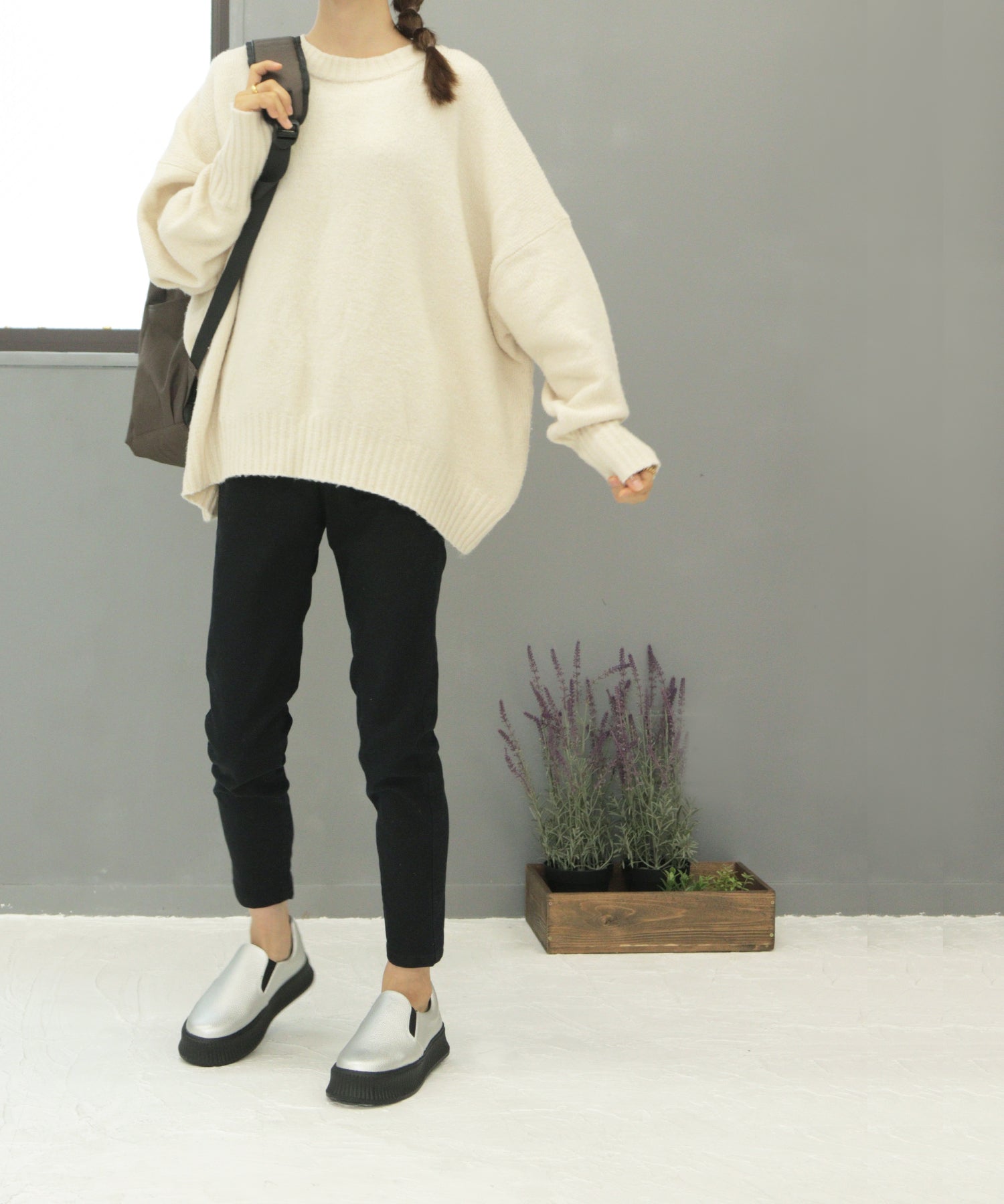 ソロット SOROTTO 軽量厚底 スリッポン スニーカー