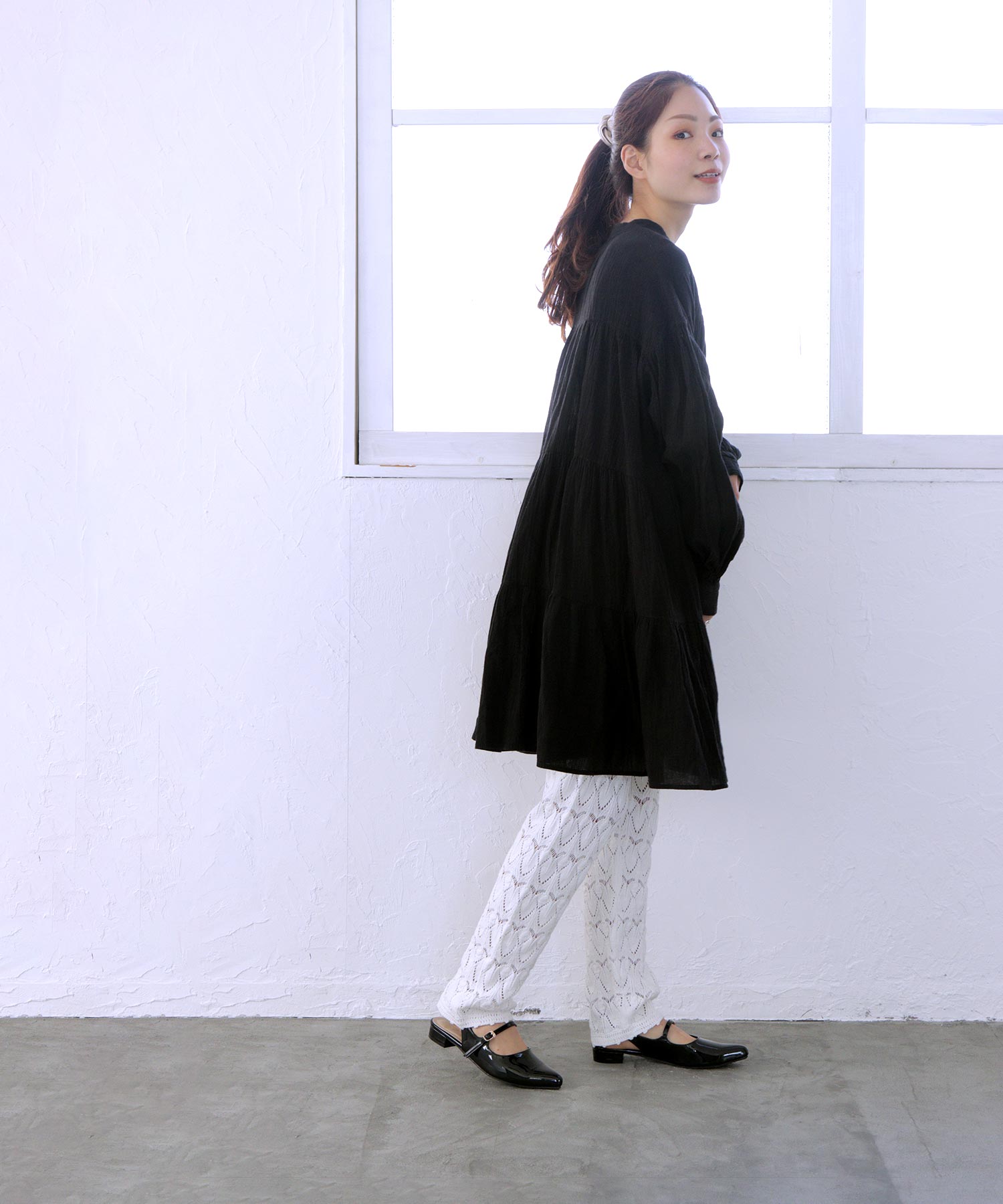 ソロット SOROTTO バックストラップメリージェーンパンプス/ポインテッドトゥ (LADYS) (ブラック) ブラック