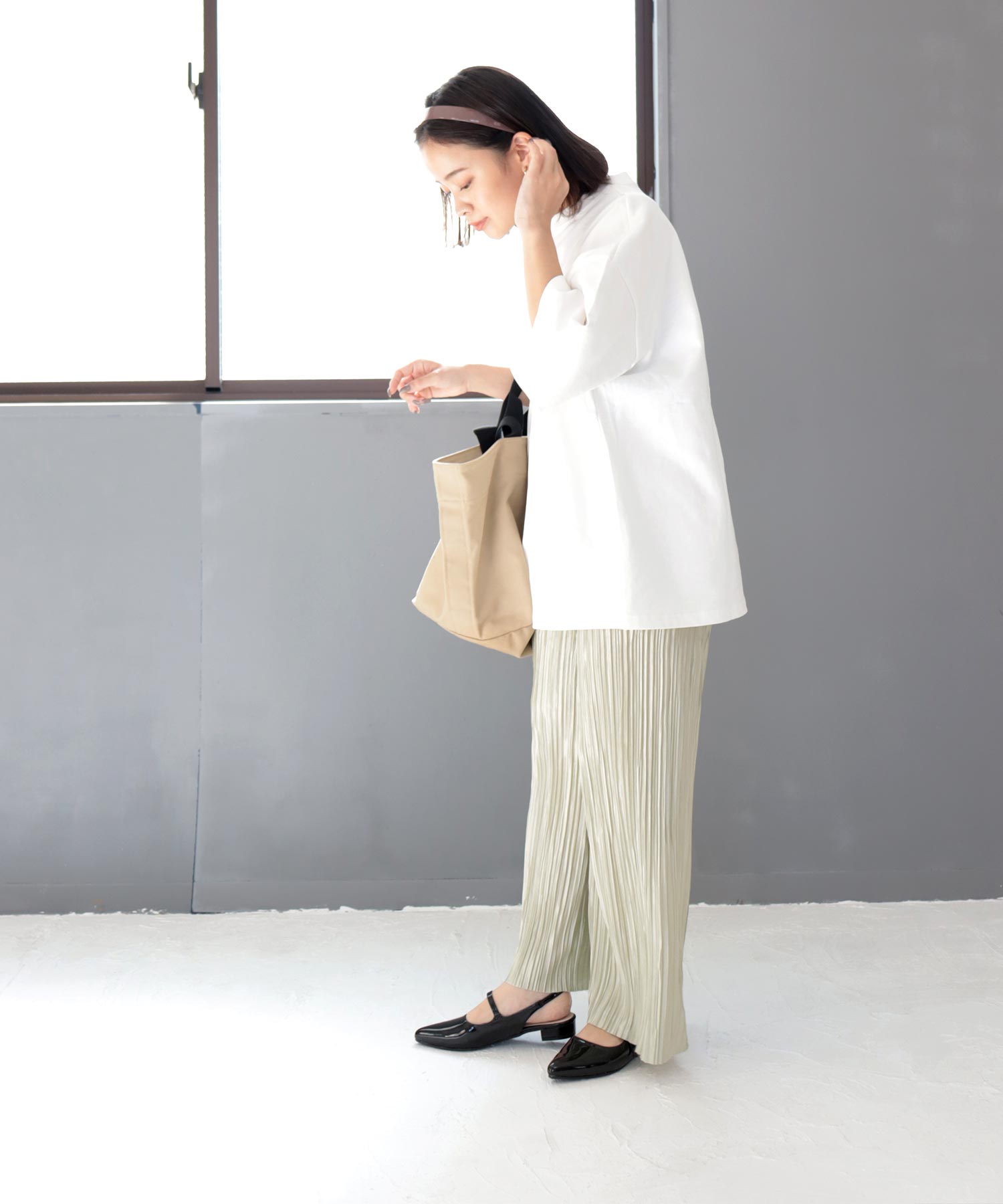 ソロット SOROTTO バックストラップメリージェーンパンプス/ポインテッドトゥ (LADYS) (ブラック) ブラック