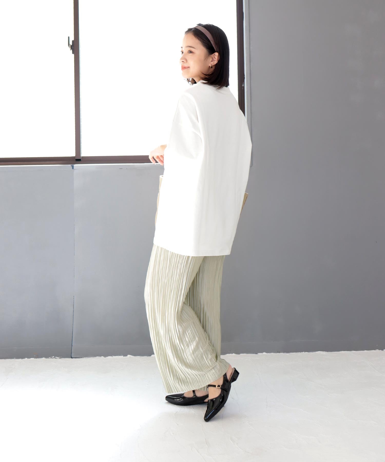 ソロット SOROTTO バックストラップメリージェーンパンプス/ポインテッドトゥ (LADYS) (ブラック) ブラック