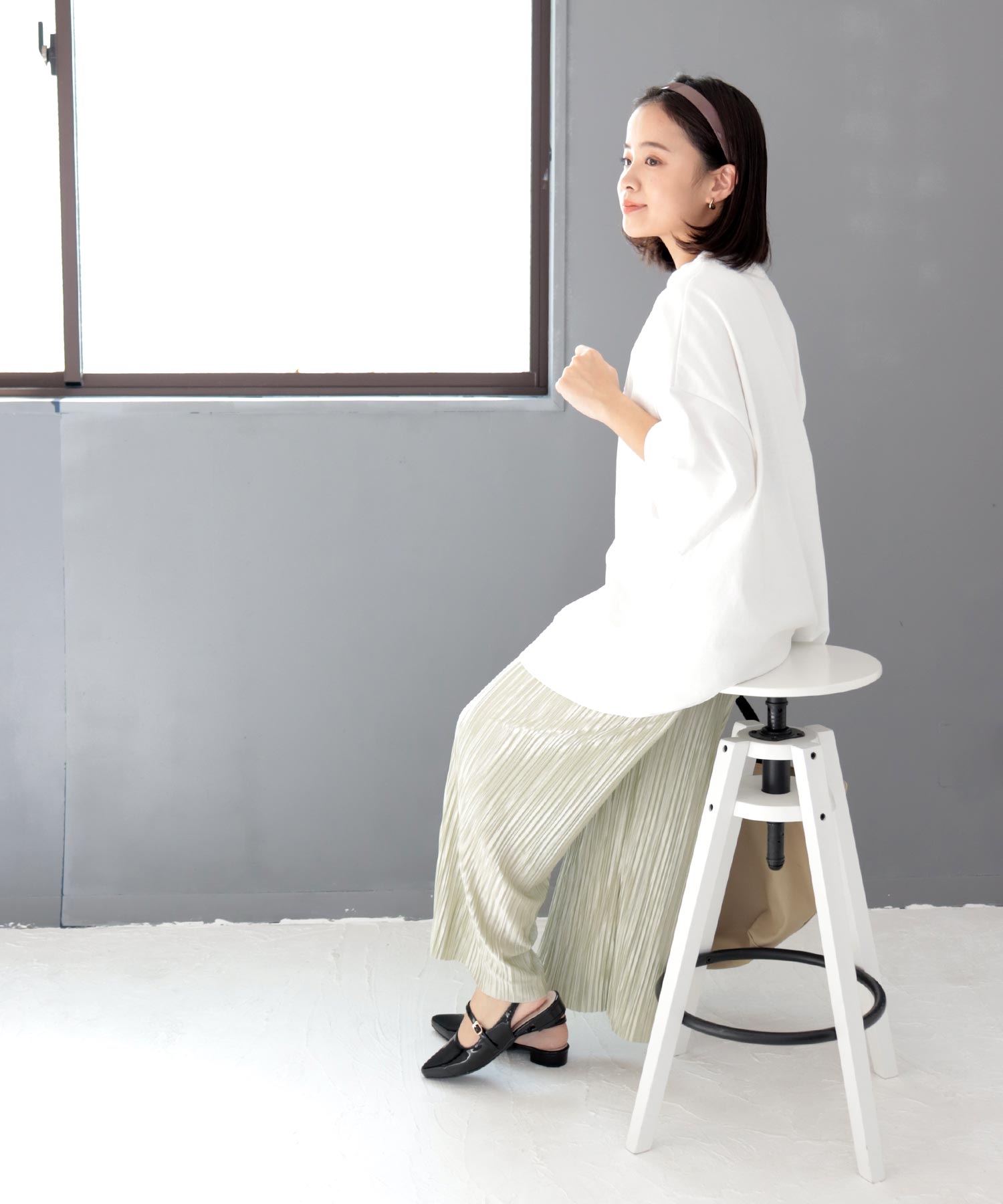 ソロット SOROTTO バックストラップメリージェーンパンプス/ポインテッドトゥ (LADYS) (ブラック) ブラック